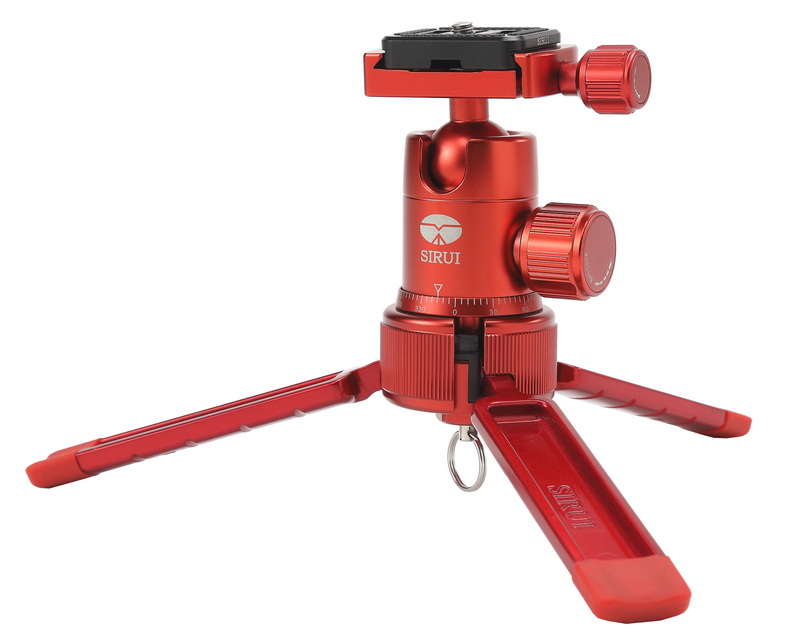 Sirui 3T-35 Tischstativ Alu mit Kopf rot 6952060002064