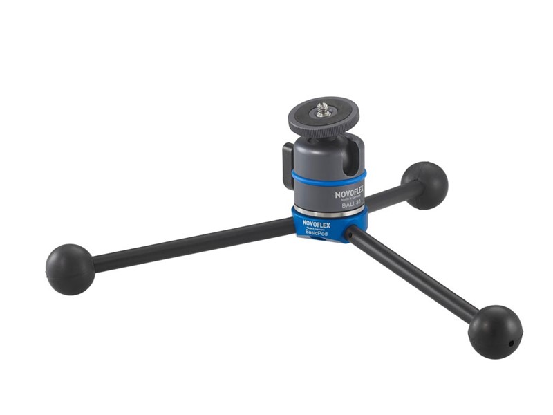 Novoflex BasicPod blau, Tisch-/Bodenstativ 4030432841014