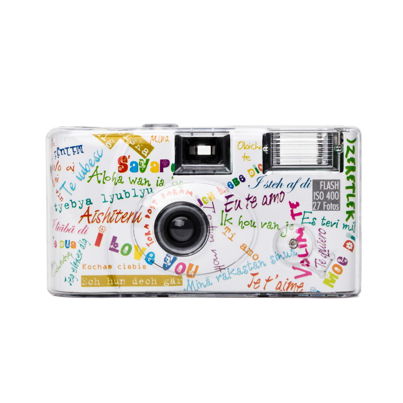 TopShot Einweg Kamera 400/27 Flash I mog di weiss 4260141650199