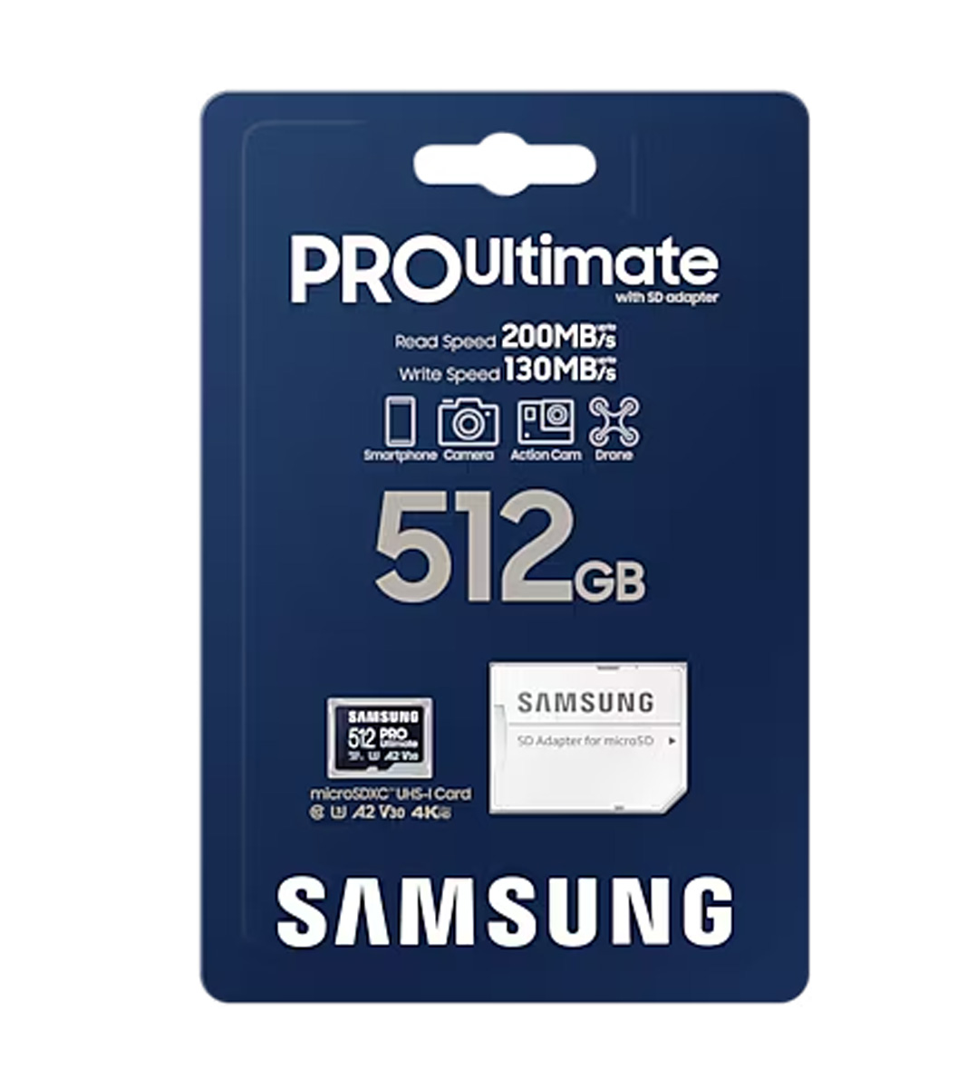 Samsung 512 GB microSD Card PRO Ultimate 8806094957228