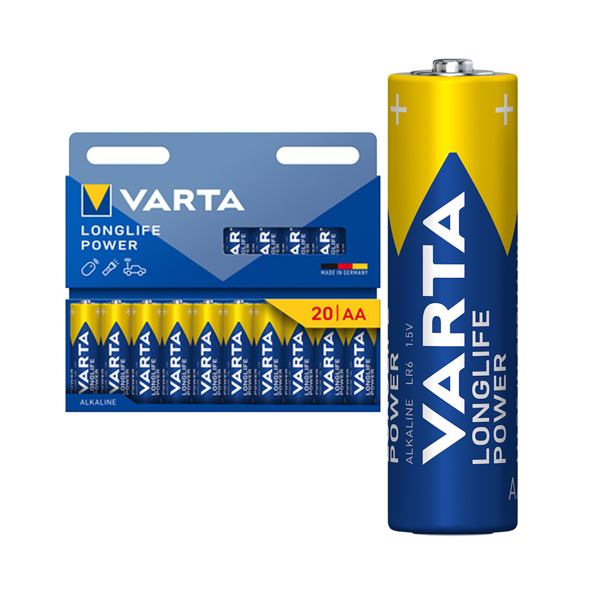 Varta Longlife Power Mignon AA/LR6 20-er Pack 4008496067480
