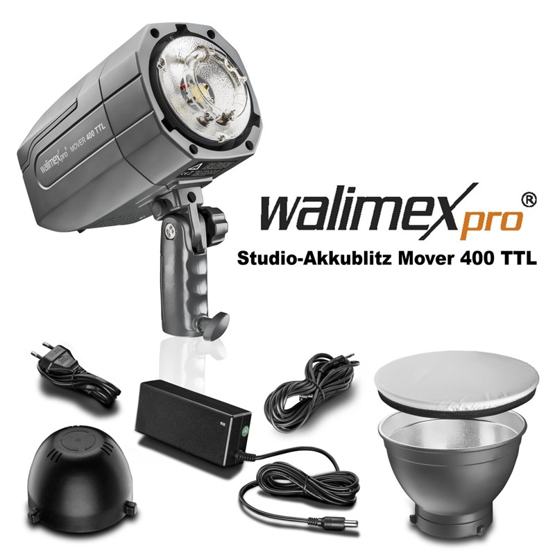 Walimex pro Studio-Akkublitz Mover 400 TTL 4056929219678