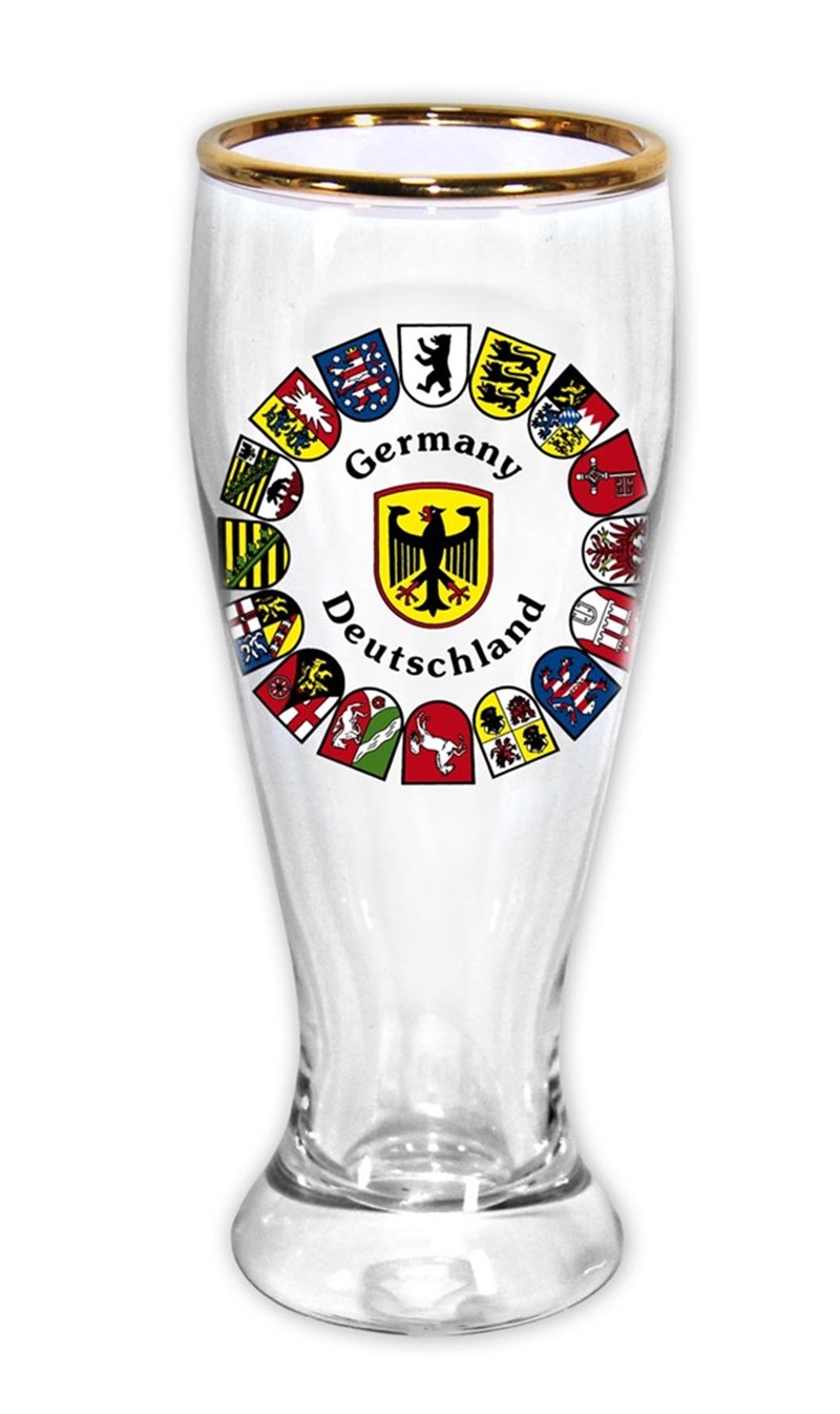 Mini-Weizenglas Bundesländer Wappen 4250207831570