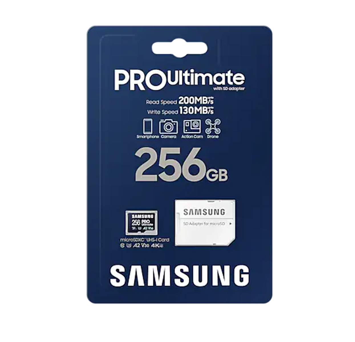 Samsung 256 GB microSD Card PRO Ultimate 8806094957211