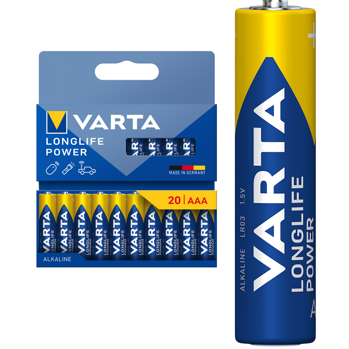 Varta Longlife Power Micro AAA/LR3 20-er Pack 4008496067091