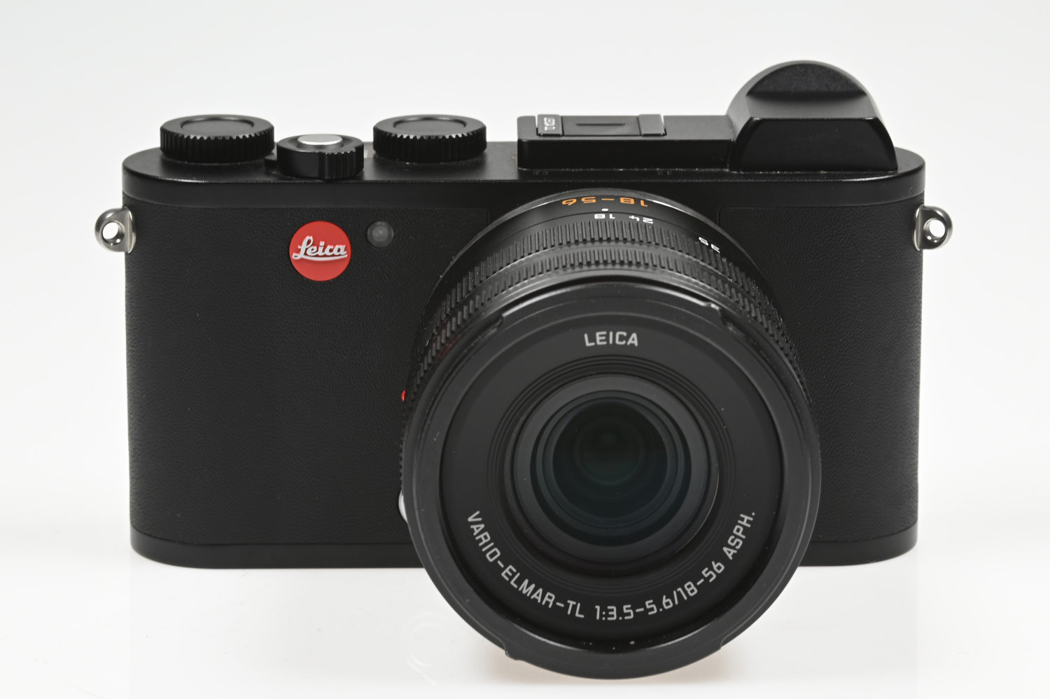 Gelegenheit Leica CL Digital (Typ 7323) Gehäuse + Leica Vario Elmar TL 18-56/3,5-5,6 ASPH + Leica 12425 Gegenlichtblende + Ersatzakku + Ledergut + Leica Box + Leica Zubehör Zustand A-