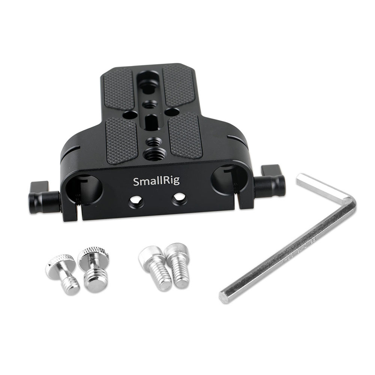 SmallRig 1674 Baseplatte mit zwei 15 mm Rodaufnahmen 6972070622076