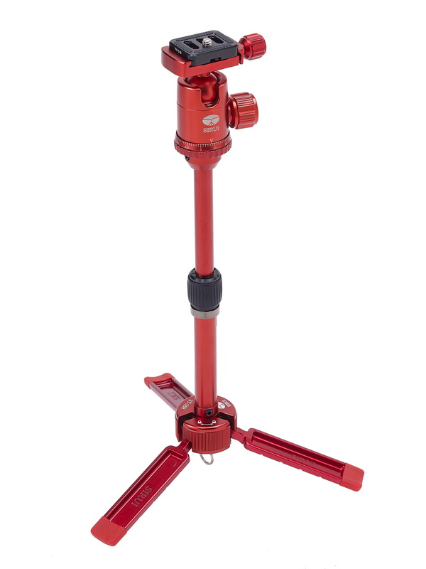 Sirui 3T-35 Tischstativ Alu mit Kopf rot 6952060002064