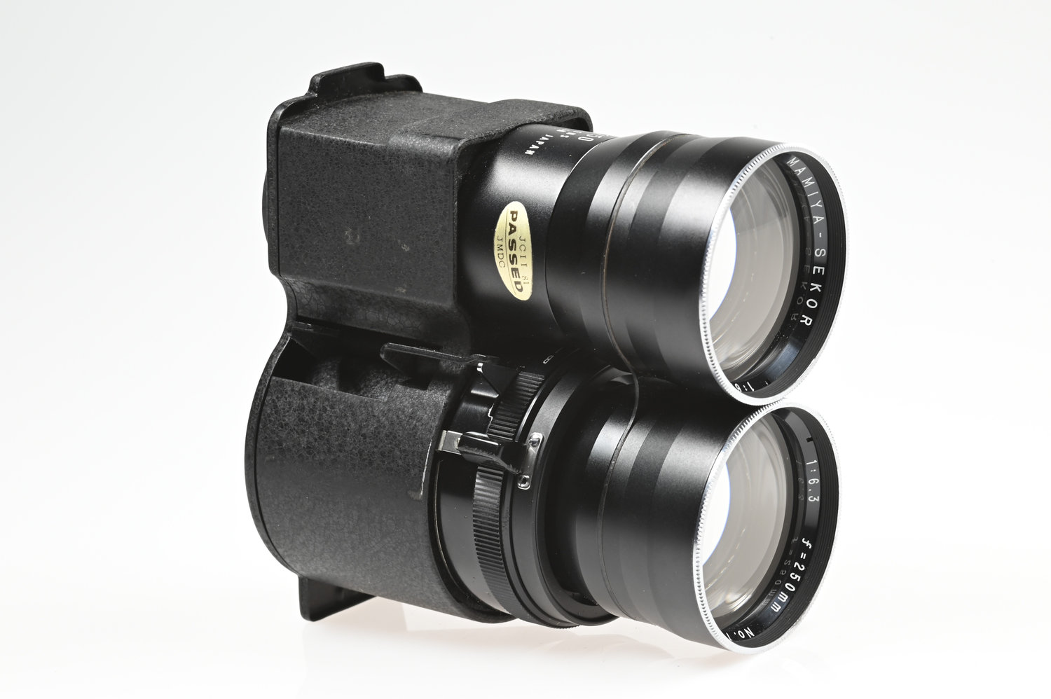 Gelegenheit Mamiya Sekor 250/6,3 für Mamiya C220 / C330 + Mamiya Ledertasche Zustand A-