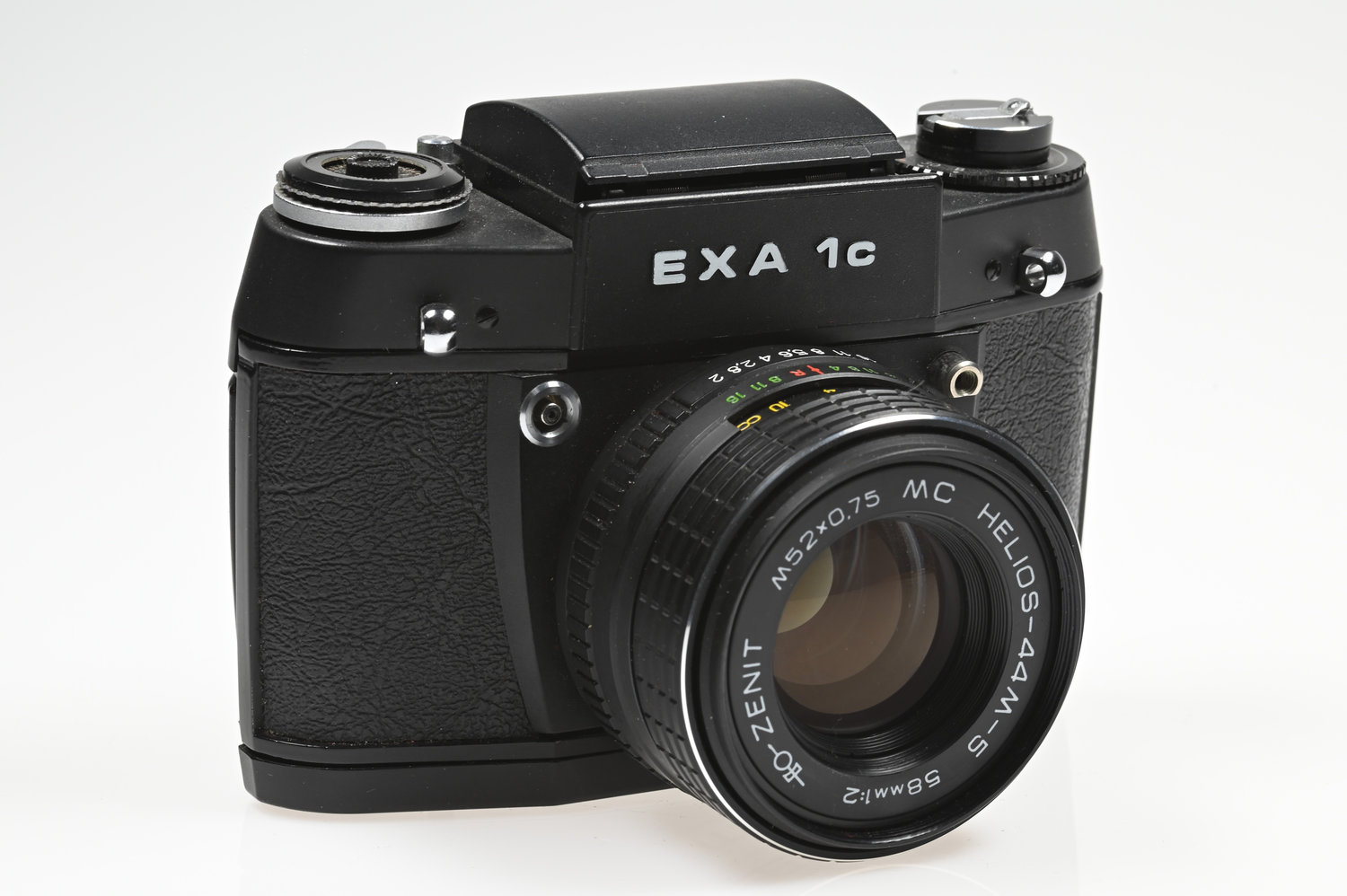 Gelegenheit Exa 1c Gehäuse +  Zenit Helios 58/2,0 MC Zustand A-