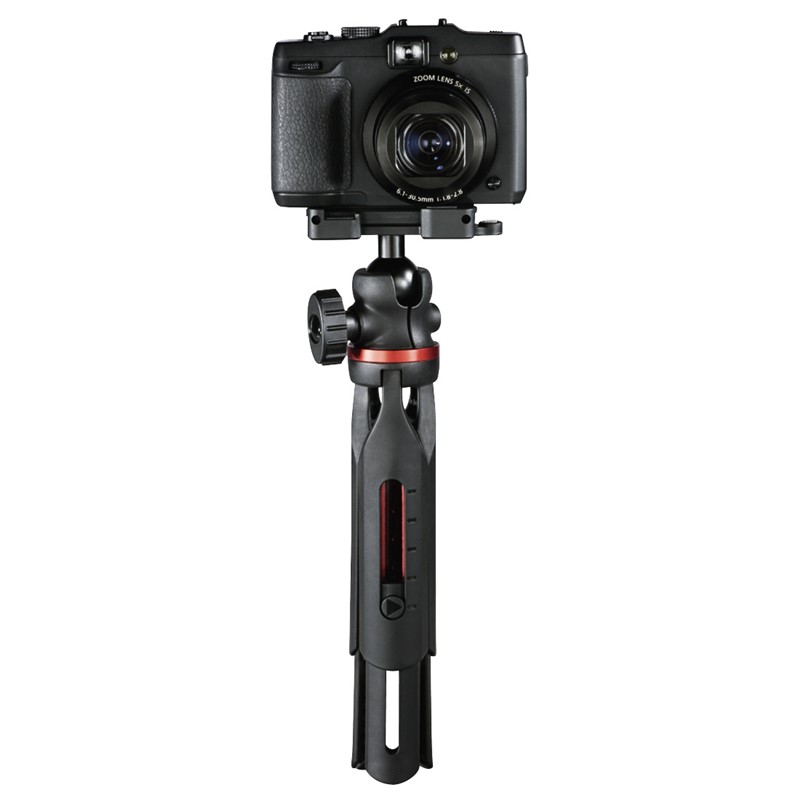Hama Solid Tischstativ mit Kugelkopf für Smartphone und Kamera 4007249046307