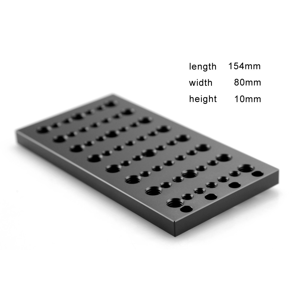 SmallRig 1092 Cheese Platte mit 1/4"-20 und 3/8"-16 Löchern 6972070621727