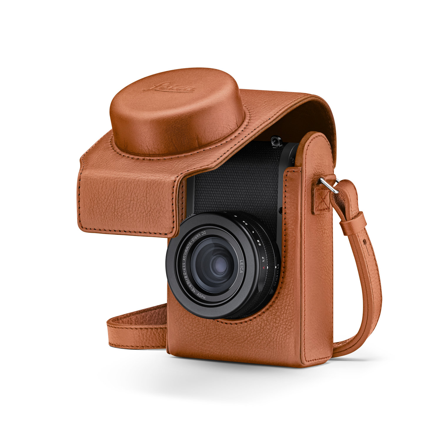 Leica D-Lux 8 Kamera Etui Leder , cognac