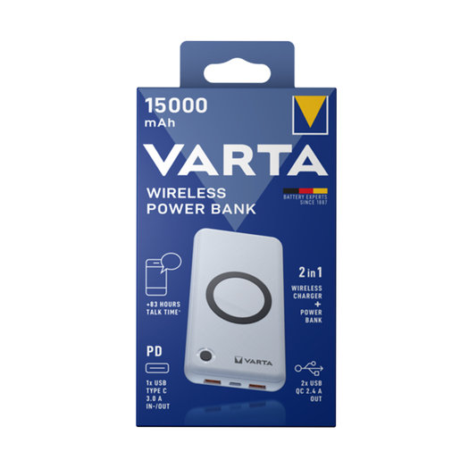 Varta Wireless Power Bank 15.000