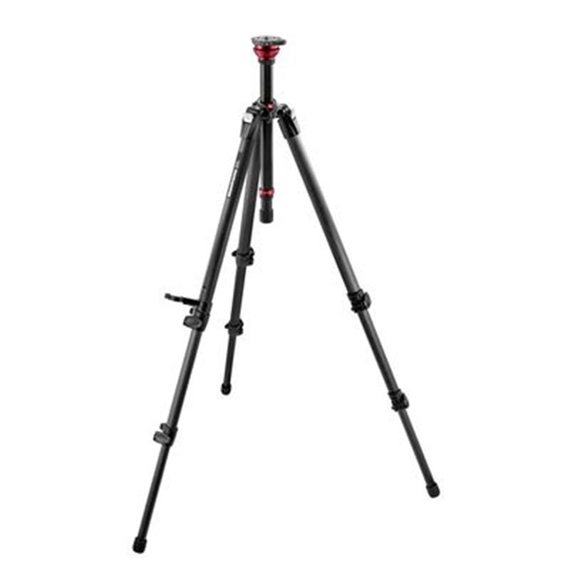 Manfrotto 755cx3 Carbon Stativ mit 50 mm Nivellierhalbschale 8024221539042