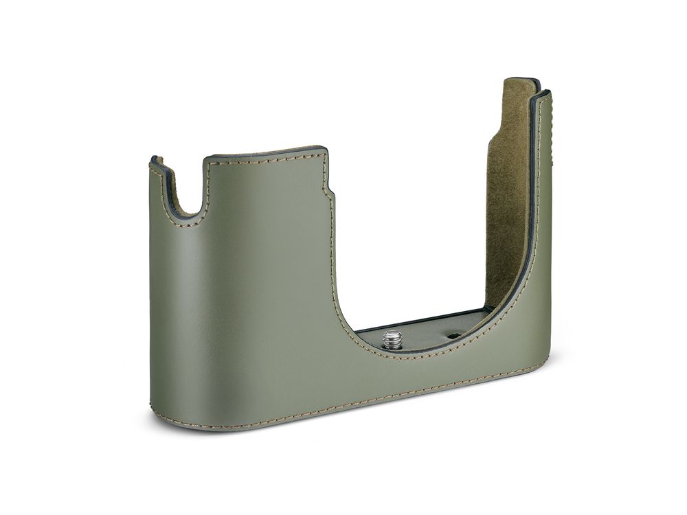 Leica Protektor Q3, Leder, olivgrün 4022243196537