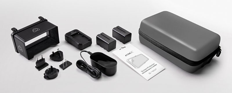 Atomos 5" Accessory Kit, Zubehör-Set + 2x NP-F750 Akkus 0814164021241