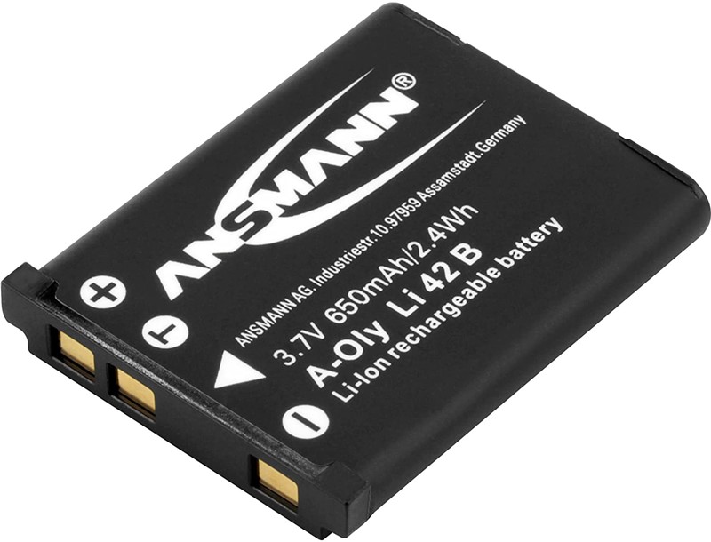 Ansmann Li 42 B für Olympus  3,7 V/ 650 mAh 4013674022939