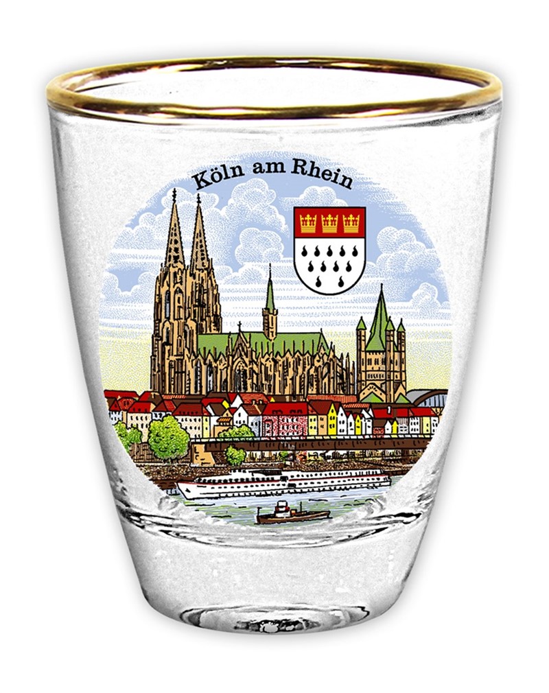 Stamper Goldrand Dom und Rhein 4250207831327