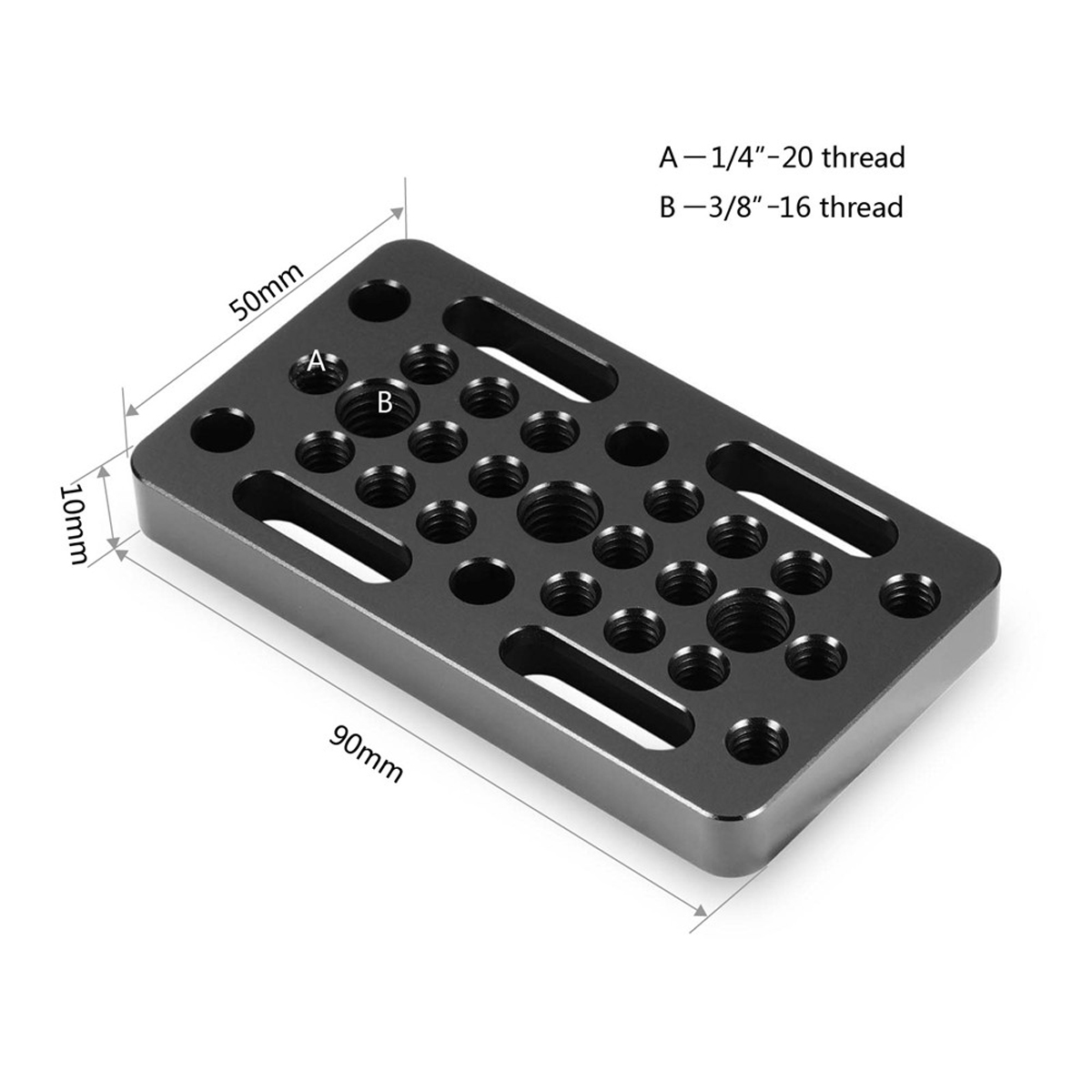 SmallRig 1598 Easy Plate Standard-Cheese Plate für DSLR-Cages 6972070622083