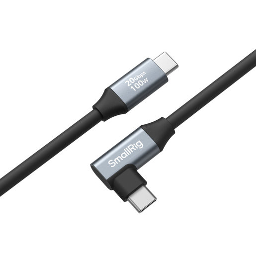 SmallRig 4790 USB-C an USB-C Data Cable 35 cm , gerader auf abgewinkeltem Stecker