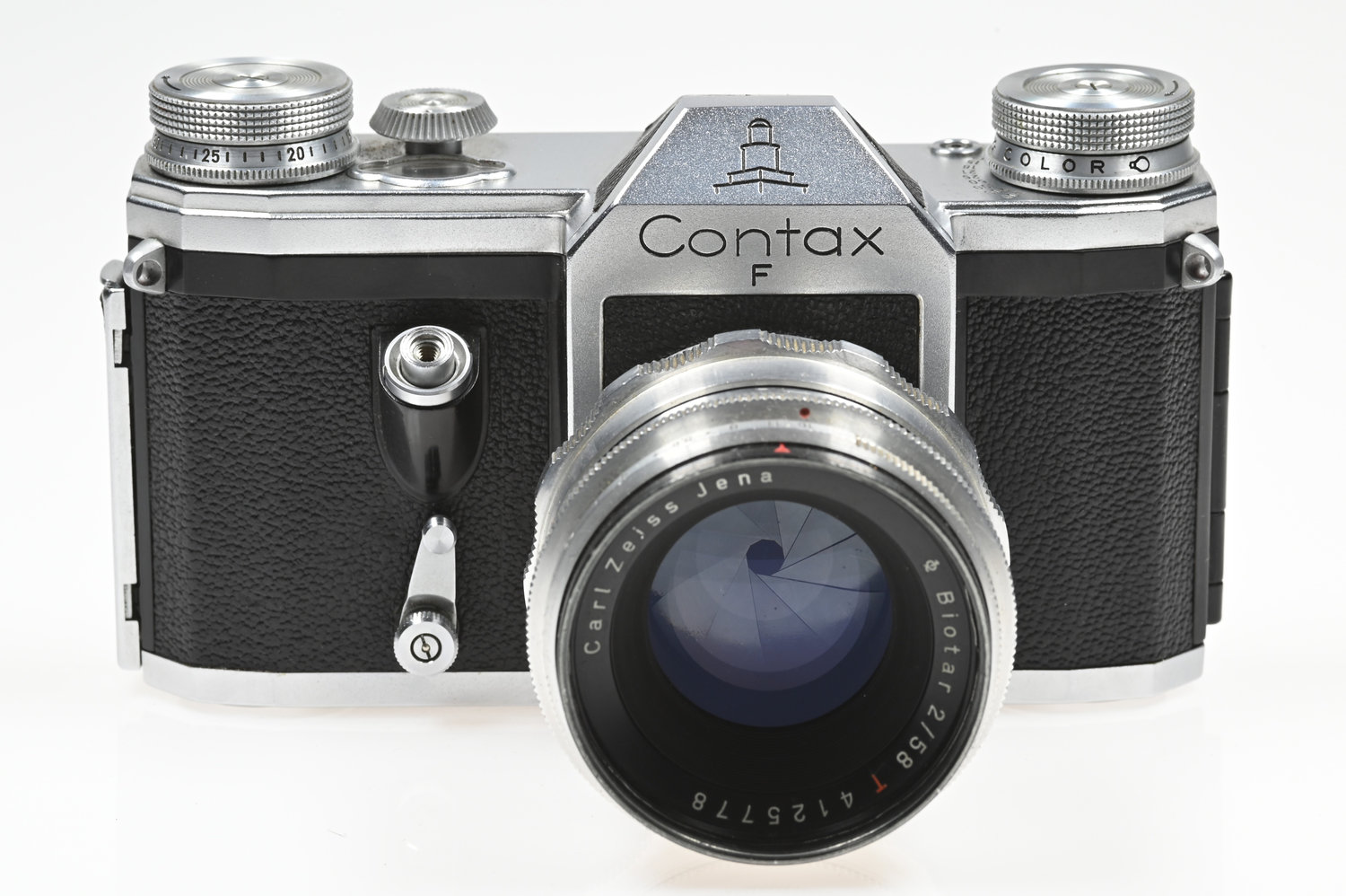 Gelegenheit Contax F Gehäuse + Zeiss Jena Biotar 58/2,0 T Zustand A-