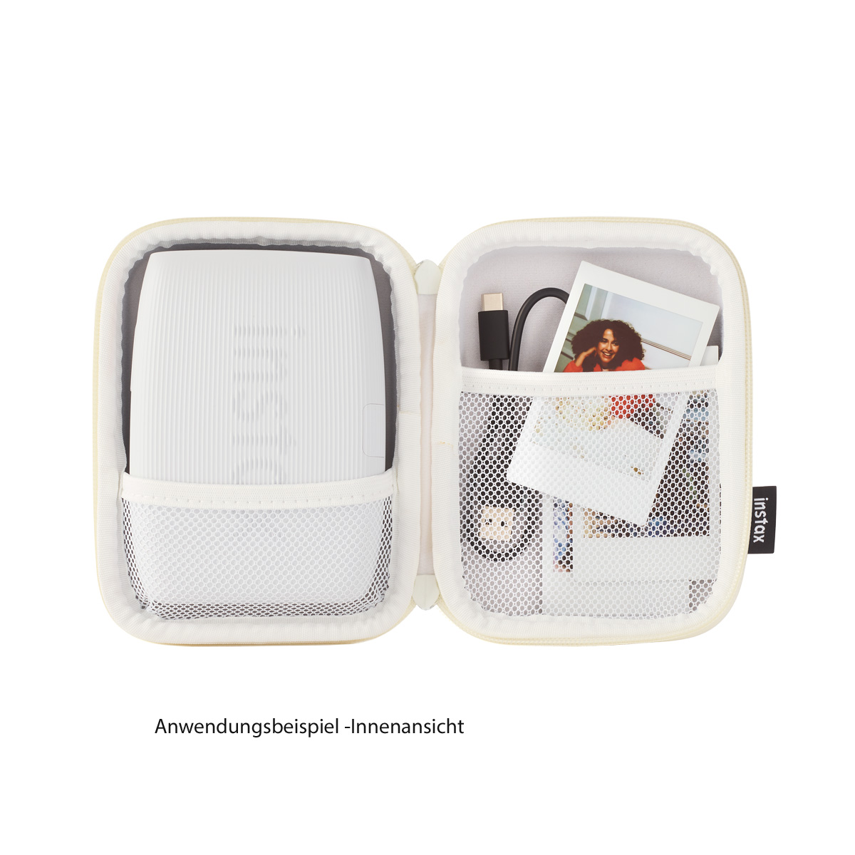 Fujifilm Instax mini Link Printer Case w clay white, Hartschalenbox für Drucker 8720094753539