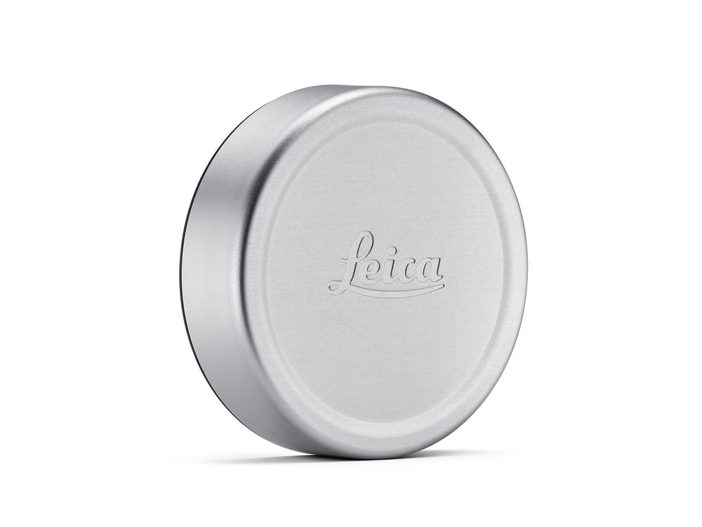 Leica Objektivdeckel Q, E49, silbern eloxiert 4022243196605