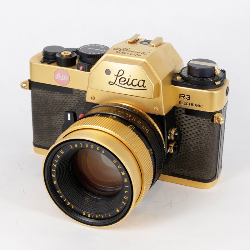 Gelegenheit Leica R3 Gold + Summilux R 1,4/50 Zustand A- 1712020129935