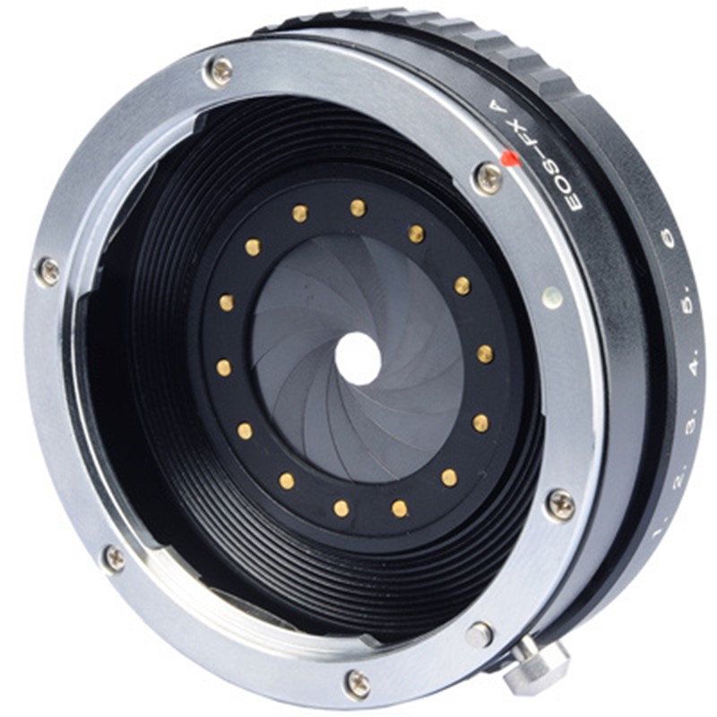 Big Objektivadapter Canon EF an Fuji X mit Abblendfunktion 4501914213419