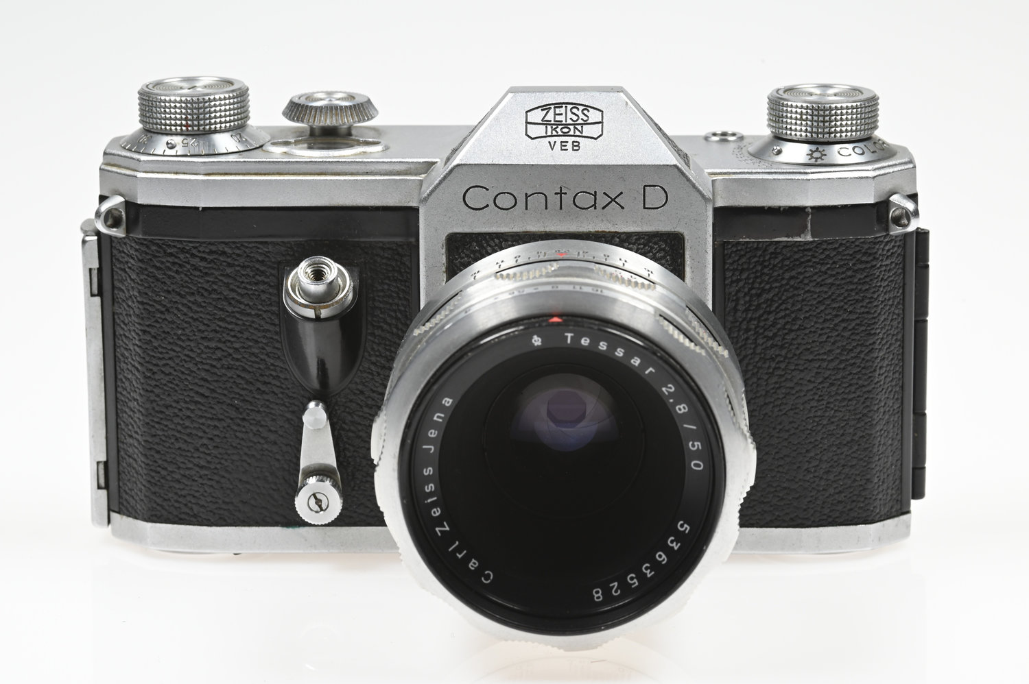 Gelegenheit Contax D Gehäuse + Zeiss Jena Tessar 50/2,8 Zustand A-