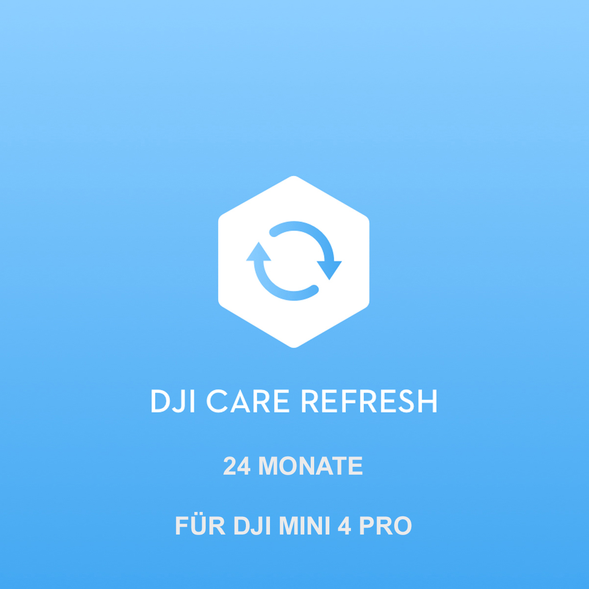 DJI Care Refresh für Mini 4 Pro 2 Jahre Aktivierungscode für 24 Monate 6941565969194