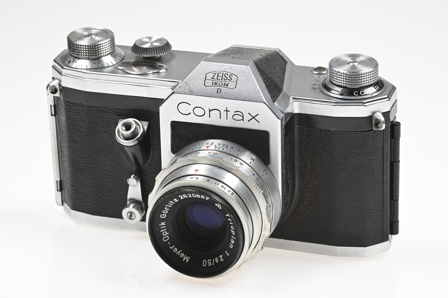 Gelegenheit Contax D Gehäuse + Meyer Optik Görlitz Trioplan 50/2,9 Zustand B+