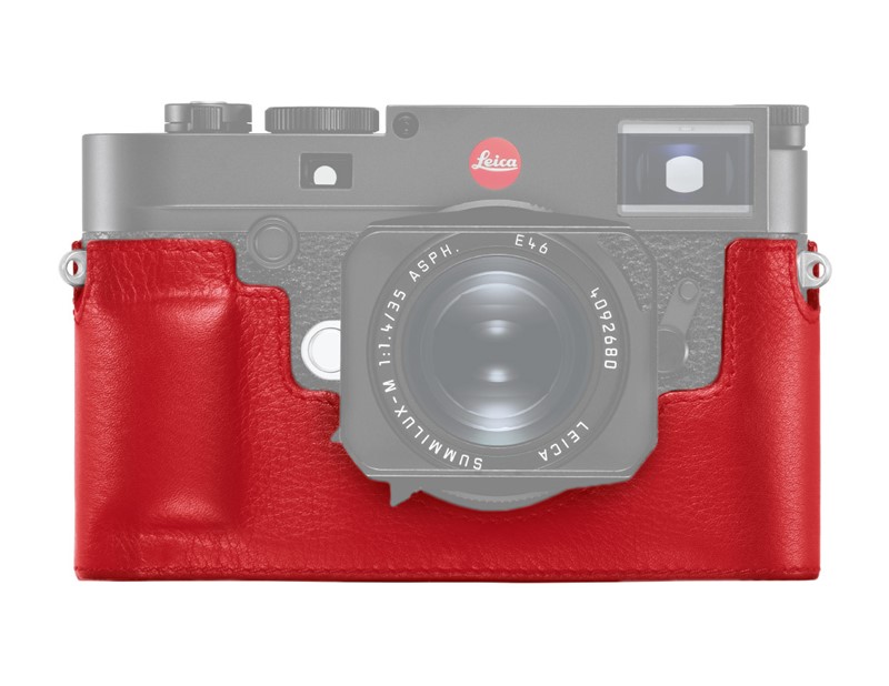 Leica Protector, Leder, rot für M10 4022243240223