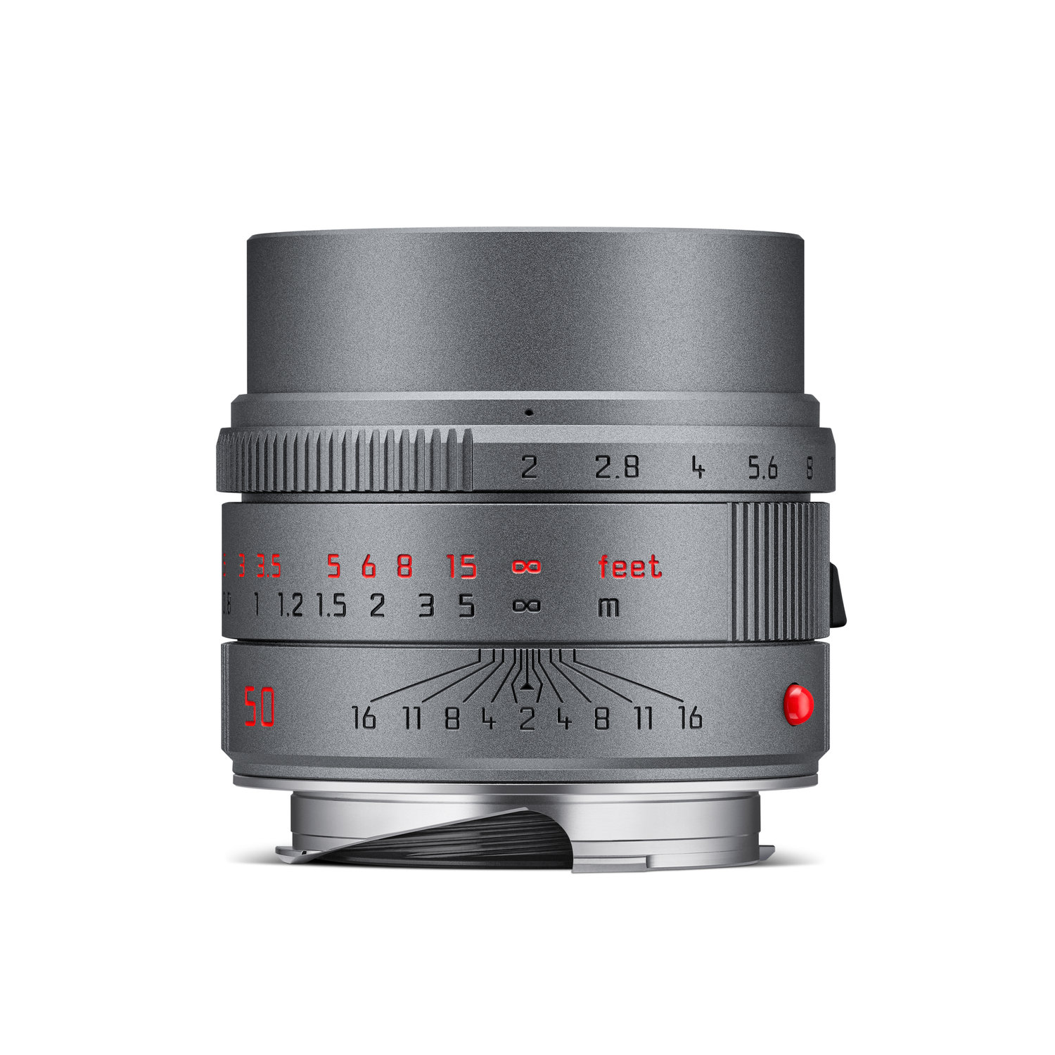 Leica M  50 / 2,0 Apo Summicron ASPH. Metall Grau lackiert