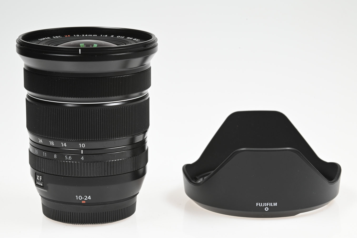 Gelegenheit Fujifilm XF 10-24/4 R OIS WR  Aspherical + Fujifilm 10-24 Gegenlichtblende Zustand A