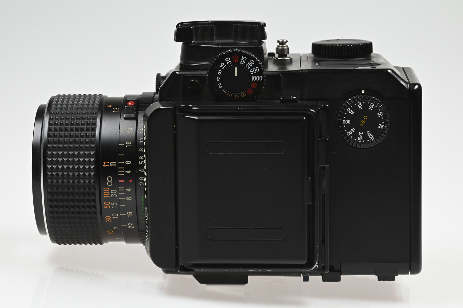 Gelegenheit Mamiya M645 Super Gehäuse + Mamiya Sekor C 110/2,8 + Mamiya 120 Magazin Zustand A-