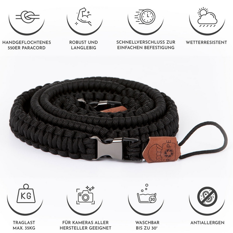 C-Rope The Traveler Dark Coffee 140cm 4260572670728