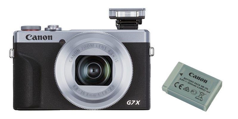 Canon PowerShot G7X MIII silber Battery Kit