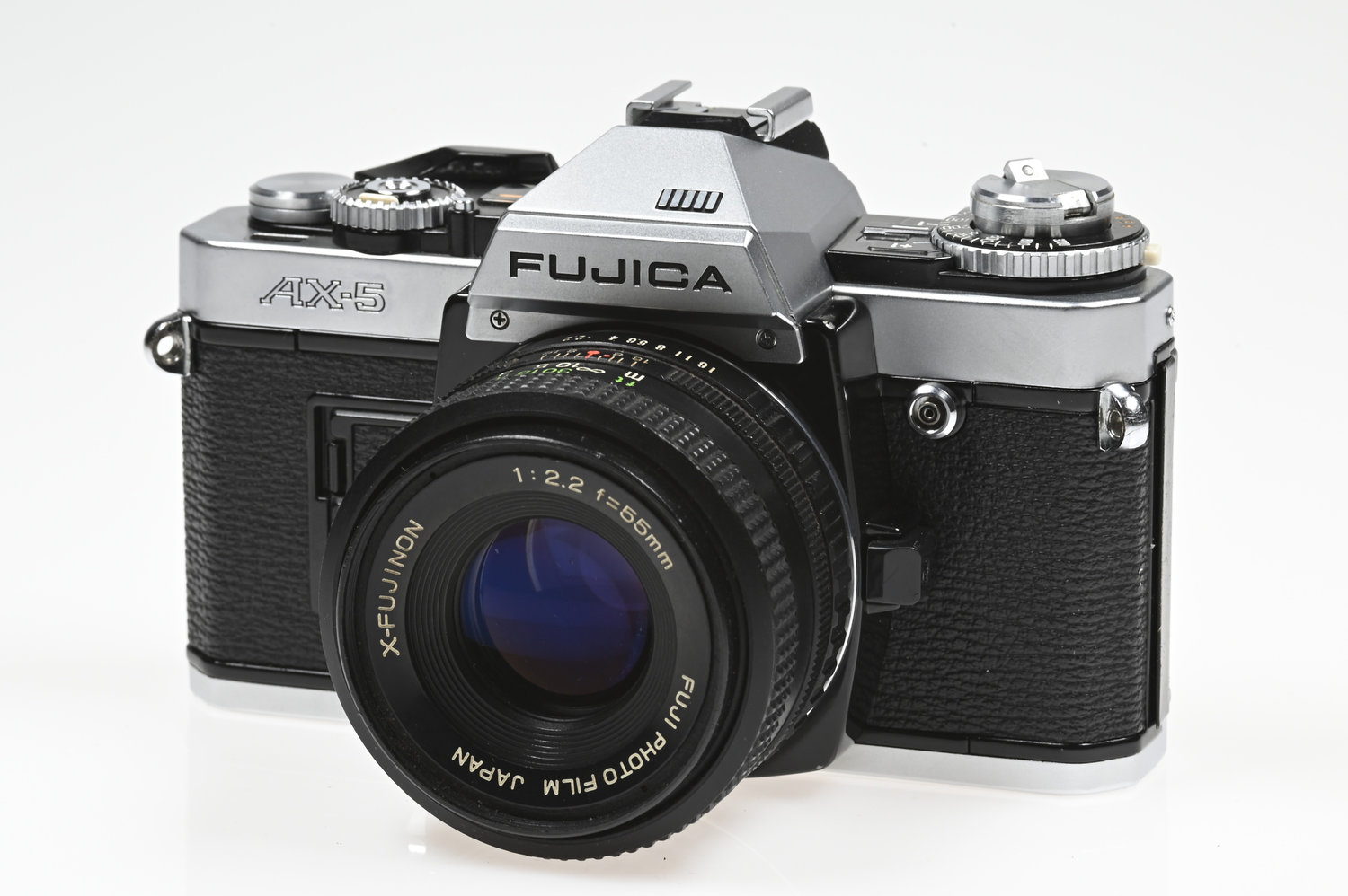 Gelegenheit Fujica AX-5 Gehäuse + X-Fujinon 55/2,2 Zustand A-