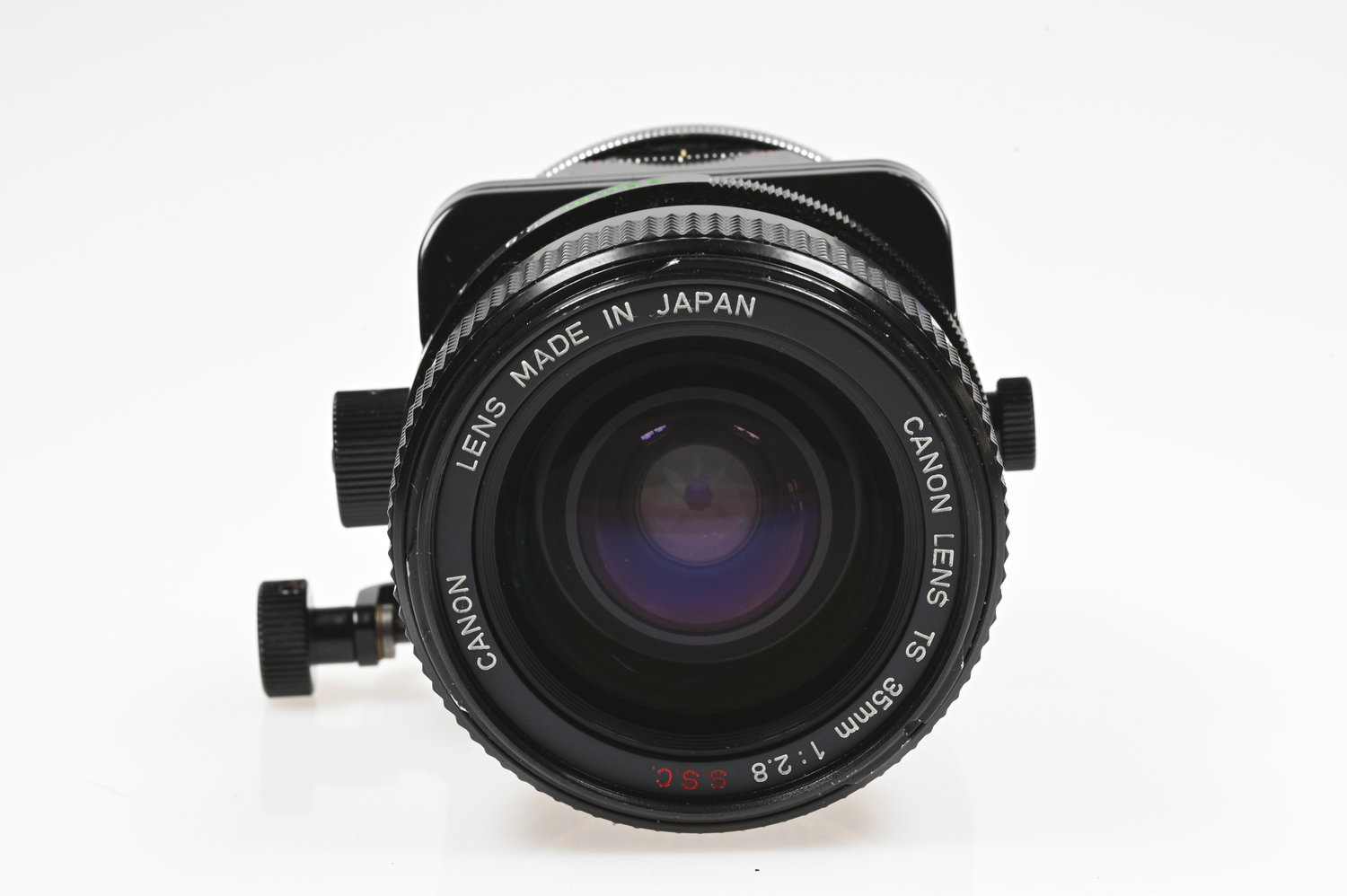 Gelegenheit Canon TS 35/2,8 S.S.C. (Tilt + Shift) + Canon BW-58 Gegenlichtblende Zustand A-