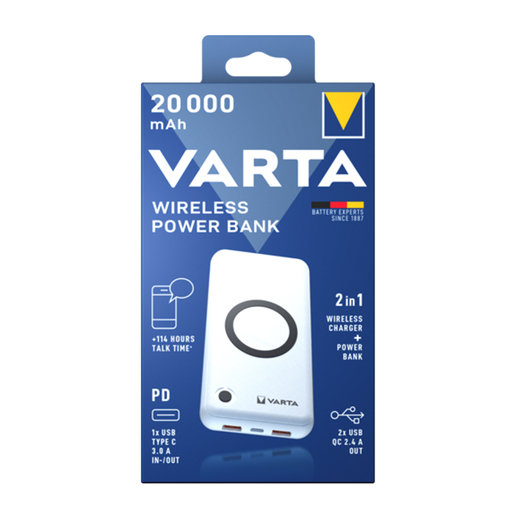 Varta Wireless Power Bank 20.000
