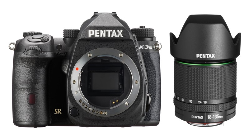 Pentax K3 Mark III schwarz + 18-135 WR Set 0027075402768
