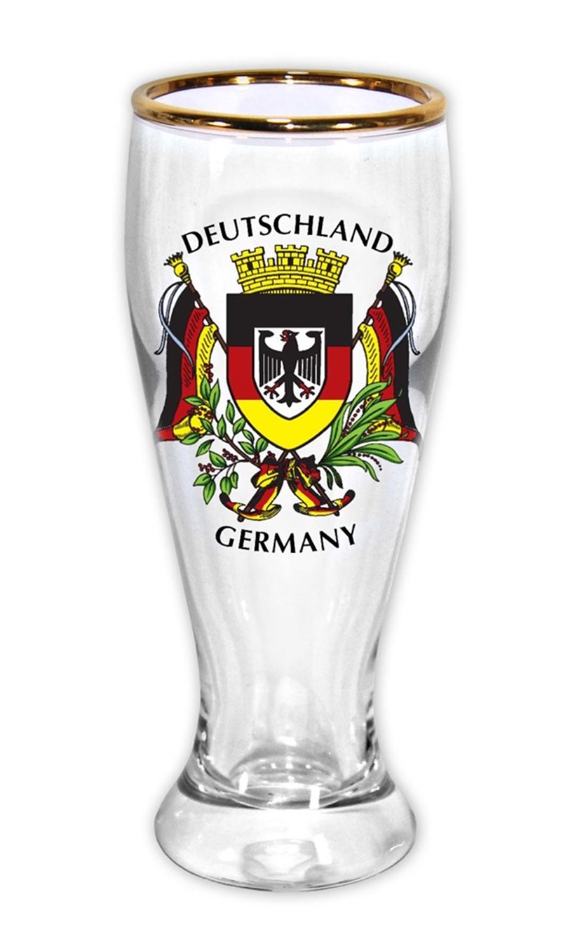 Mini-Weizenglas Goldrand Germany 4250207828747