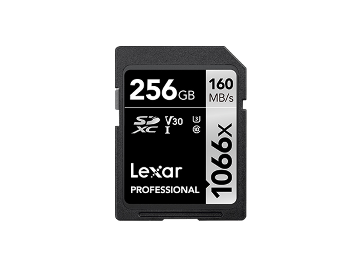 Lexar 1066x SDXC 256 GB, C10, U3, V30 Professional Speicherkarte 0843367122431