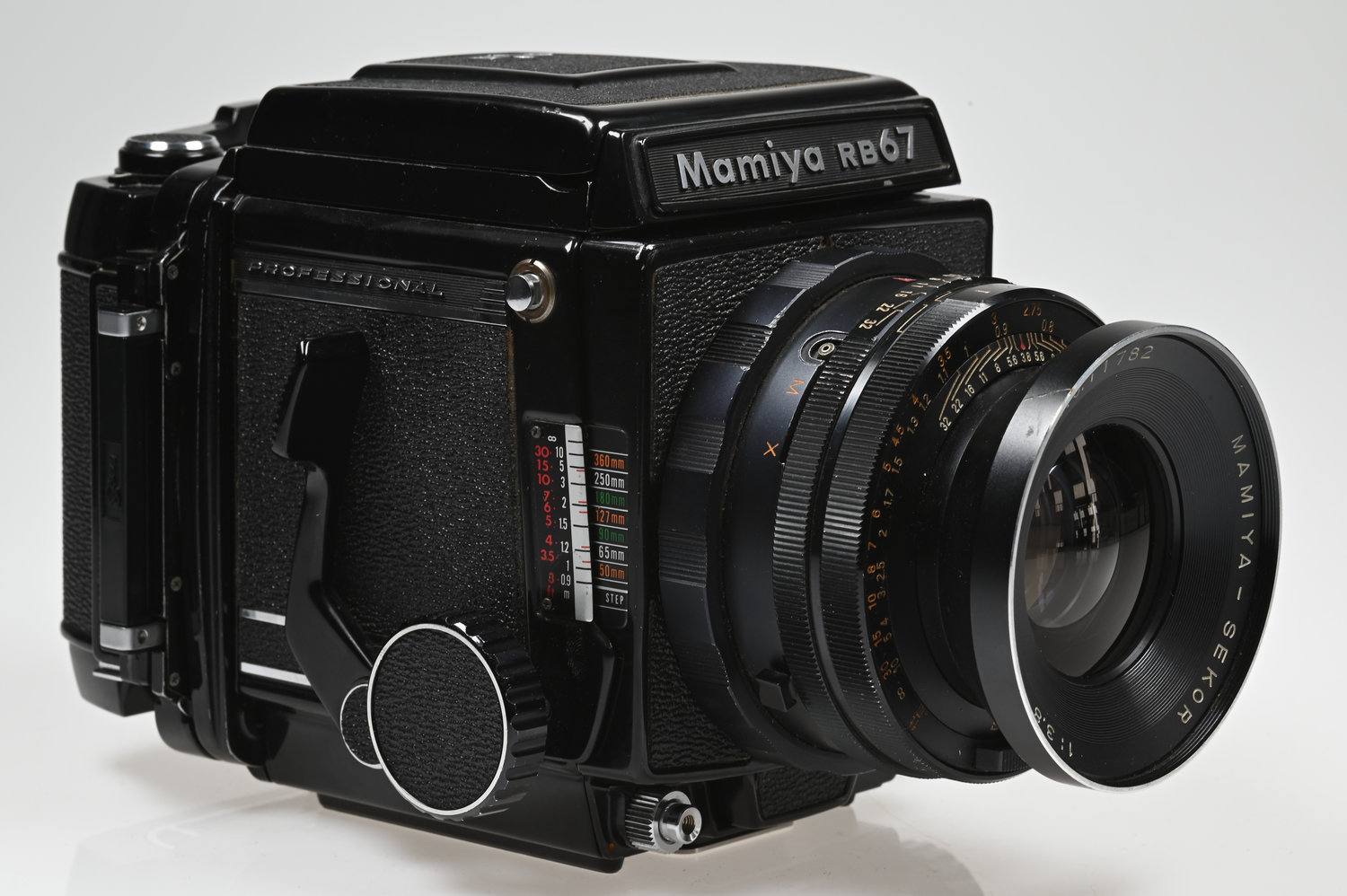 Gelegenheit Mamiya RB67 Professional Gehäuse + Mamiya Sekor 90/3,8 + Mamiya ProS 220 Magazin Zustand B