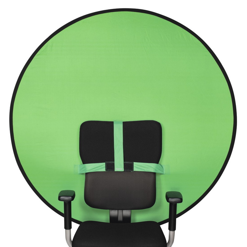 Hama Falthintergrund "Chairy", Grün, Ø 130 cm 4007249215727