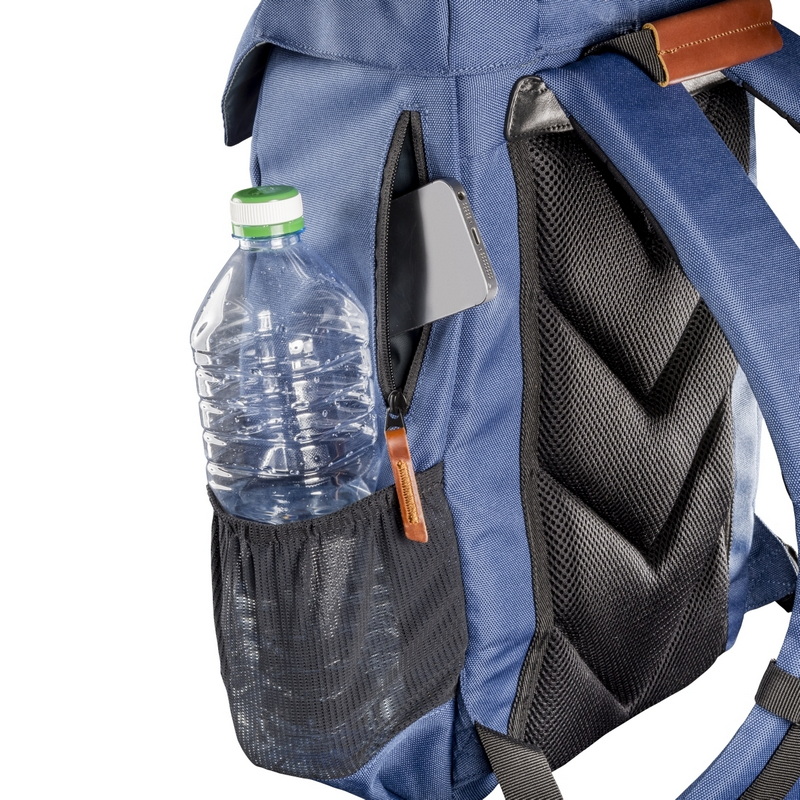 Mantona Fotorucksack Luis junior blau, Retro 4056929214925