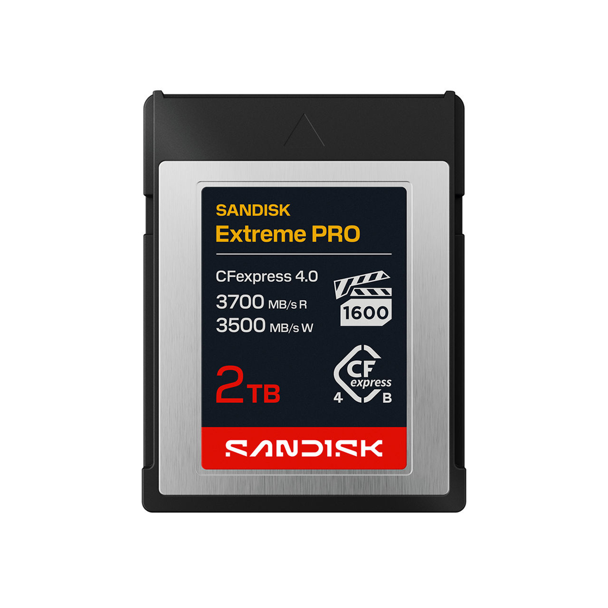 SanDisk Extreme PRO CFexpress Card 2 TB Type B, 4.0, 3700/3500 MB/s