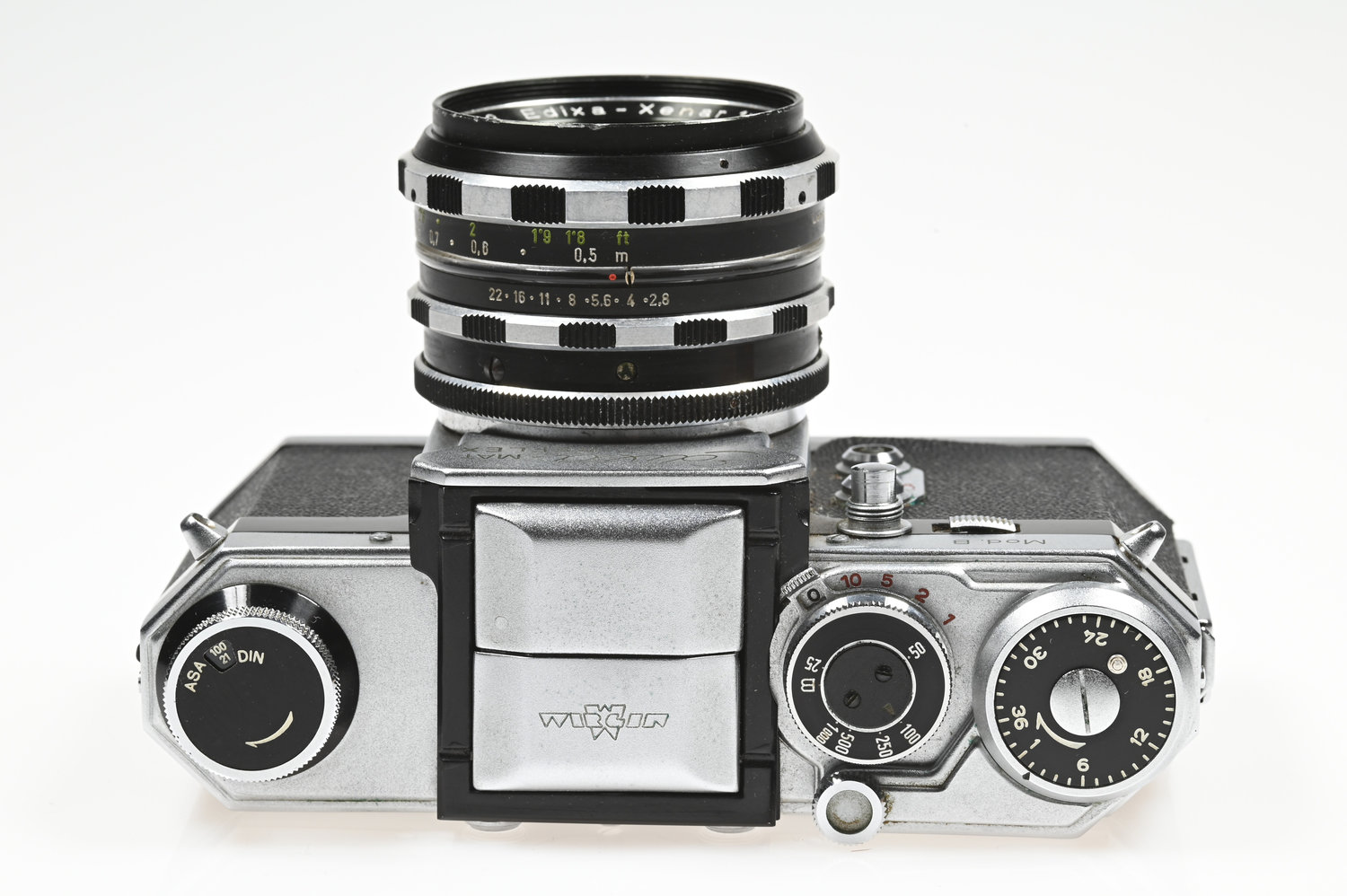 Gelegenheit Edixa Mat Reflex Mod. B Gehäuse + Schneider Kreuznach Edixa Xenar 50/2,8 Zustand B